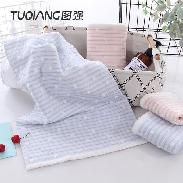 

towel double-layer cotton absorbent a veil cloth fur ring couple wash face