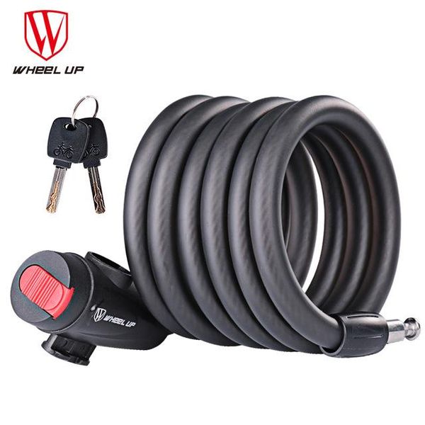 

bike locks wheel up 1.8 m lock accessories steel wire safety cable mtb road motorcycle equipment