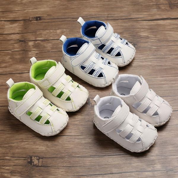 

first walkers summer baby boy pu soft sole anti-slip crib shoes walking