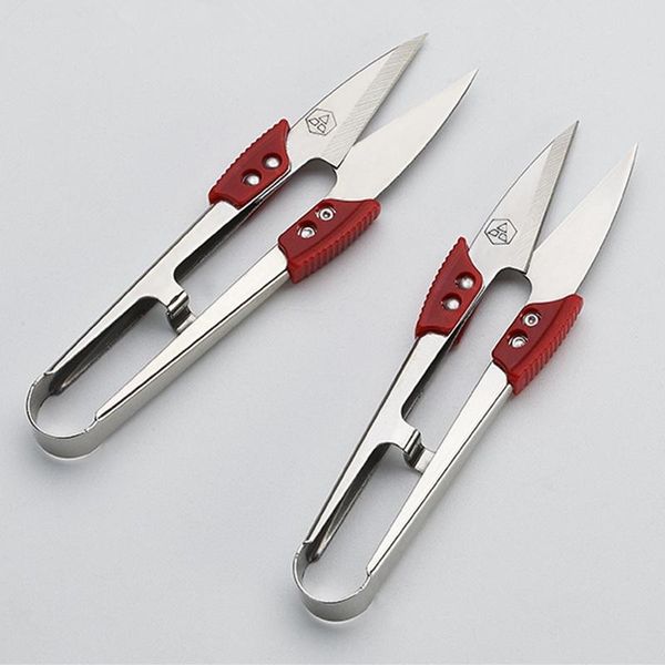

sewing notions & tools stainless steel yarn shears cutting scissors cross stitch embroidery scissor u thread diy supplies, Black