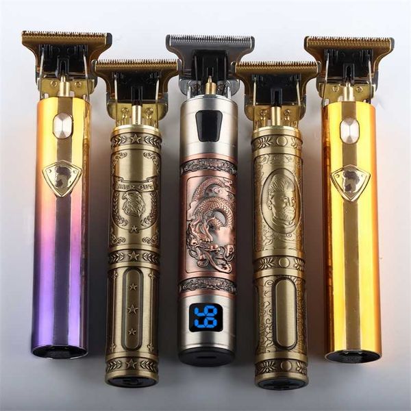 

hair trimmer electric clippers shaver beard professional men cutting t style machine rechargeable barber t9 220119