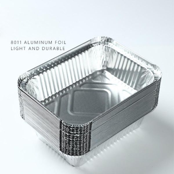 

tools & accessories 20pcs bbq drip pan tray aluminum foil tin liners barbecue household baking disposable supplies