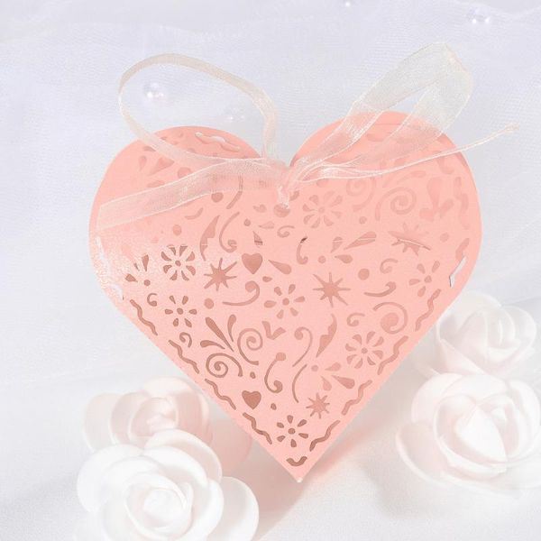 

hollow die-cut flowers favor boxes wedding candy gift - wrap