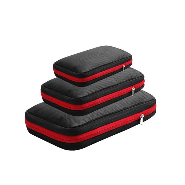 

storage bags double layer portable travel compression pouch,nylon packing cubes for clothes,with large capacity and waterproof