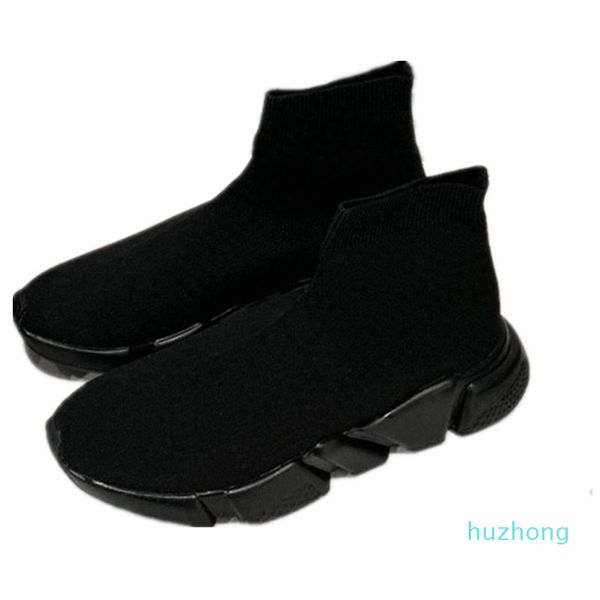 

men women platform shoes speed trainer sock boots socks mens trainers boot fashion casual balck womens shoe red sneakers, Black