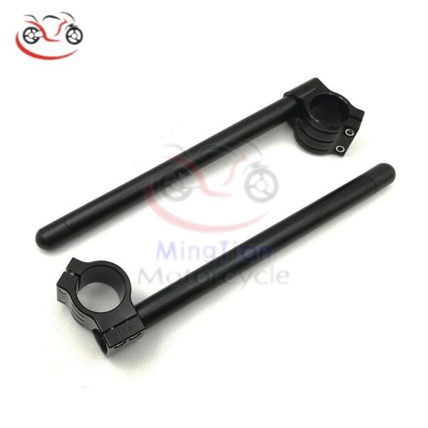 

universal 22mm motorcycle fork tube handlebar 57mm 58mm cnc clipon handlebars adjustable clip on ons