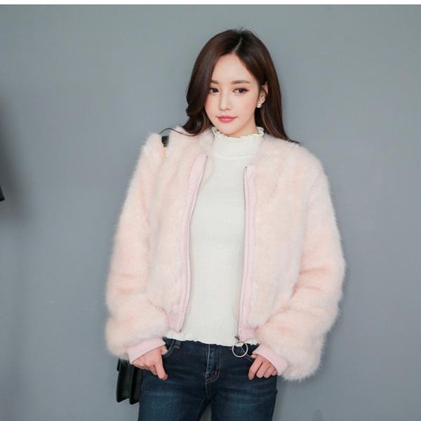 

women's fur & faux coats woman winter 2021 coat teddy women natural, Black