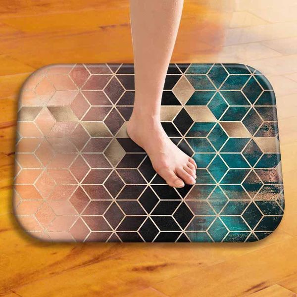 

anti-slip bath mat door hallway balcony kitchen bedroon floor mats marble modern rug living room carpet doormats