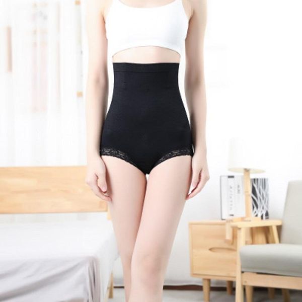 

women body shaper underwear postpartum control tummy corset high waist bulifter panties slimming shapewear female women's shapers, Black;white