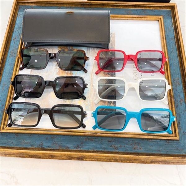 

design sunglasses 2021 new small box fashion trend net red same anti uv slp322, White;black