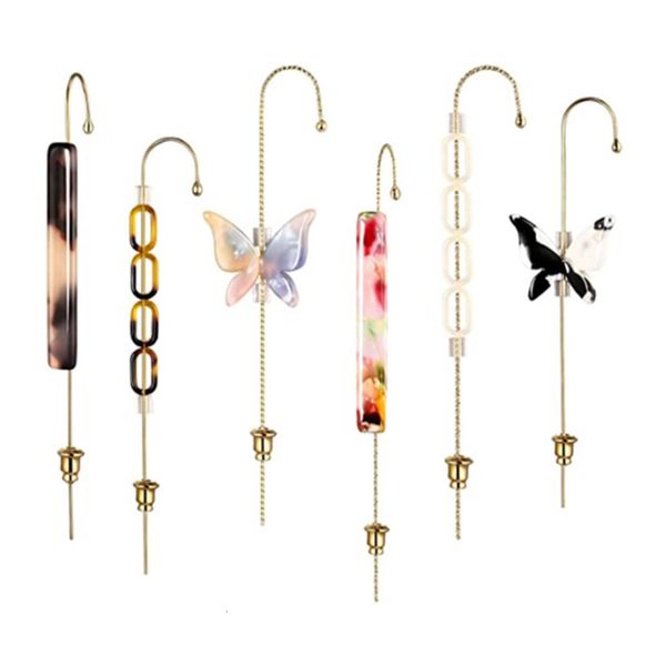 

fashion butterfly oblique temperament puncture integrated female jewelry
