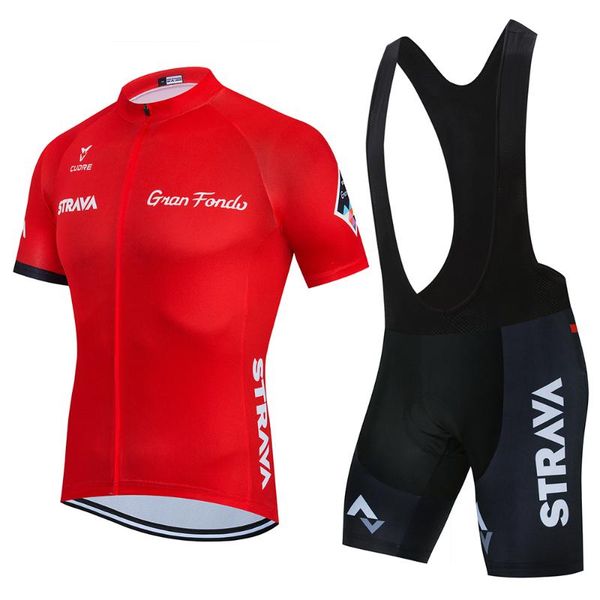 

racing sets 2021 pro team strava 20d cycling jersey set bib bicycle ropa ciclism clothes mens short maillot culotte, Black;blue