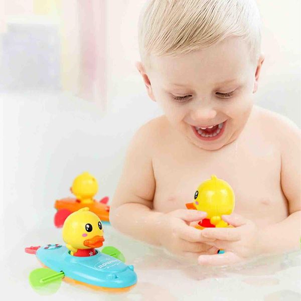 

summer baby bath swimming pool toy cute wind up duckling boat paddler bathtub animal water fun for party favor