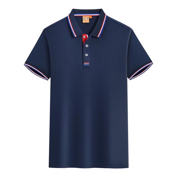 

men's polos summer style hong kong multicolor short-sleeved t-shirt men and women thin daily business lapel shirt, White;black