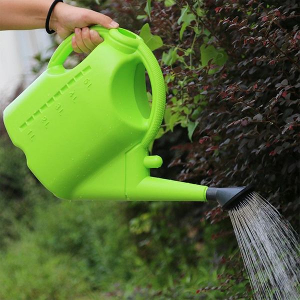 

watering equipments large capacity 5l can long spout portable manual irrigation small spray bottle thickening plant pot garden