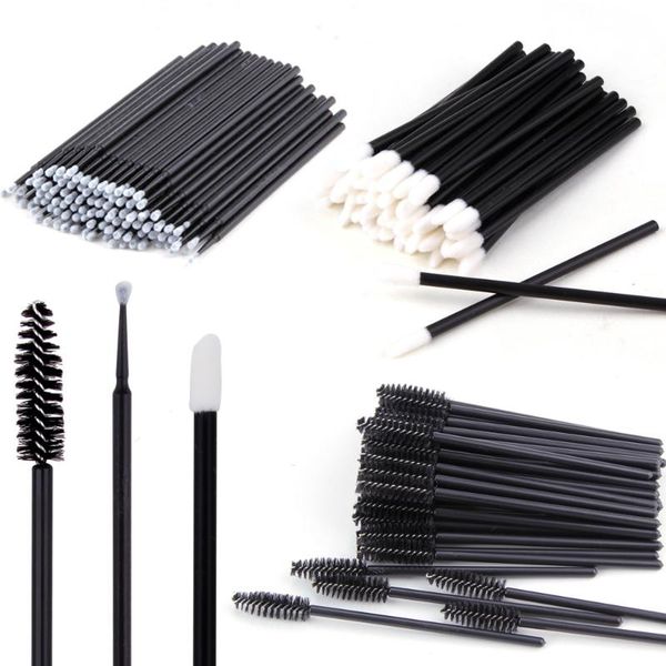 

makeup brushes 200pcs microbrush spoolie disposable eyelash cotton swab mascara wand applicator eyebrow brush eye lashes cosmetic tools