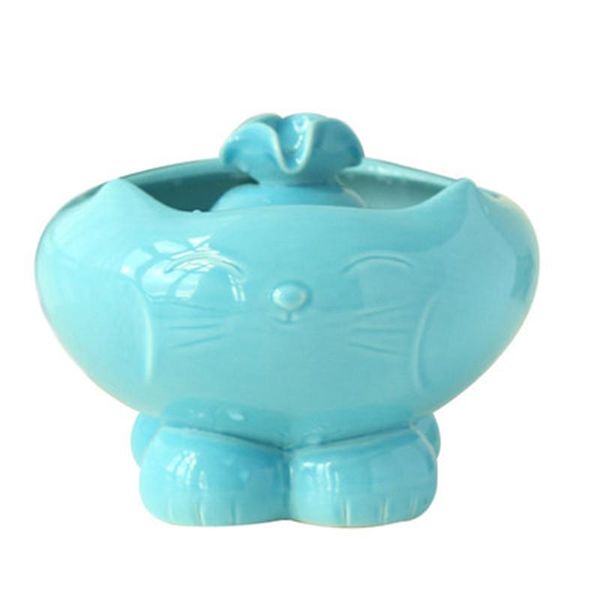 

cat bowls & feeders ceramic cats water fountain drinking for dogs drinker bowl automatic pet dispenser dog puppy 1.5l