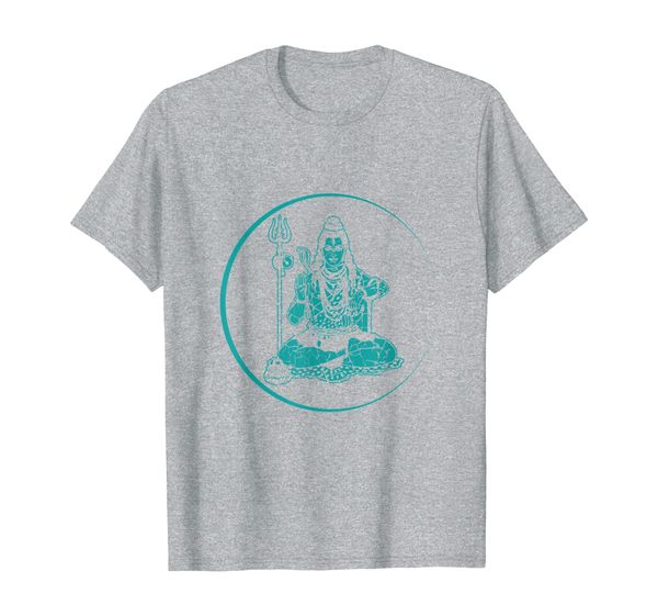 

hindu god shiva the destroyer hinduist hinduism fans t-shirt, White;black