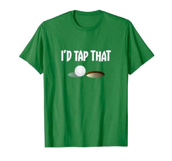 

funny golf shirt men women i'd tap that "golf ball that is", White;black