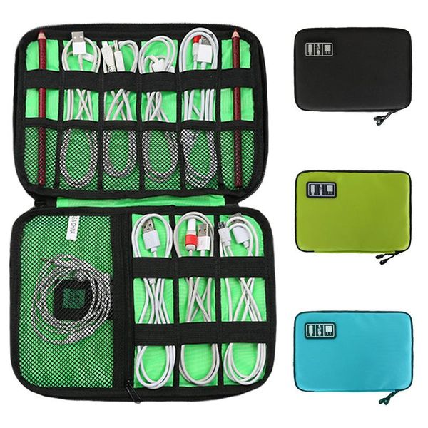 

storage bags waterproof charger usb digital bag wires cable travel accessories power organizer portable electronic gadget