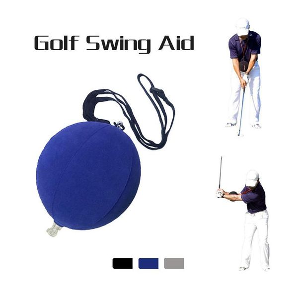

golf training aids posture correction ball swing trainer inflatable tool