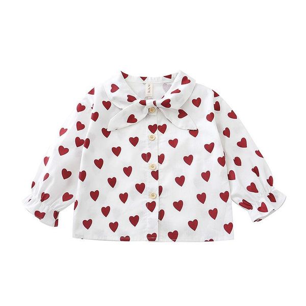 

shirts baby shirt little girls toddler spring cotton blouse infant pink bowtie floral soft casual cute comfortable clothes full sleeve, White;black