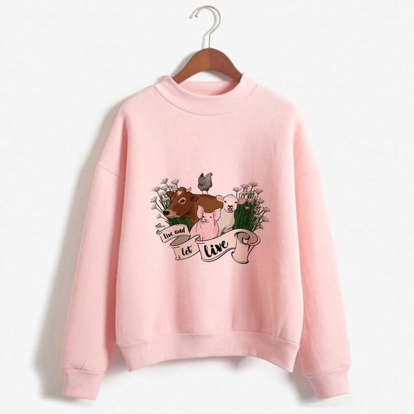 

women's hoodies & sweatshirts avocado vegan hoodie women oversized female harajuku fashion korean cartoon clothes casual style o-neck p, Black
