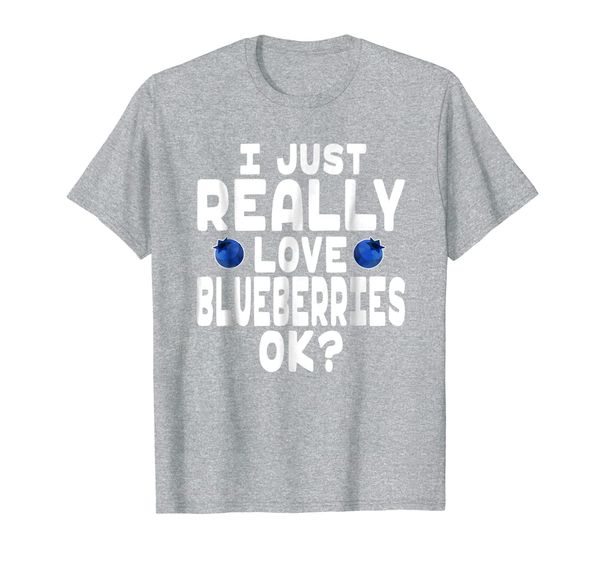 

i just really love blueberries shirt - blueberry lover tee, White;black