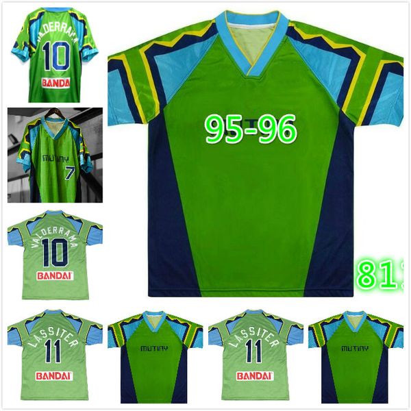 

1996 1997 tampa bay mutiny retro soccer jersey 96 97 home valderrama hejduk lassiter vintage classic football shirt, Black;yellow