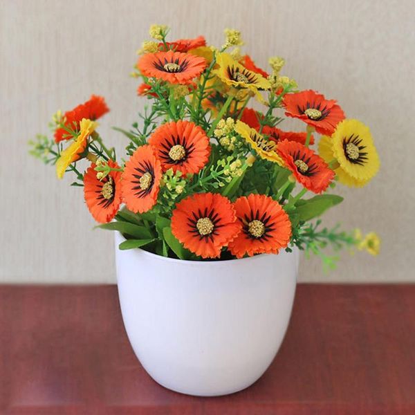 

yiwa simulate flower shape bonsai decoration for home office living room window decorative flowers & wreaths