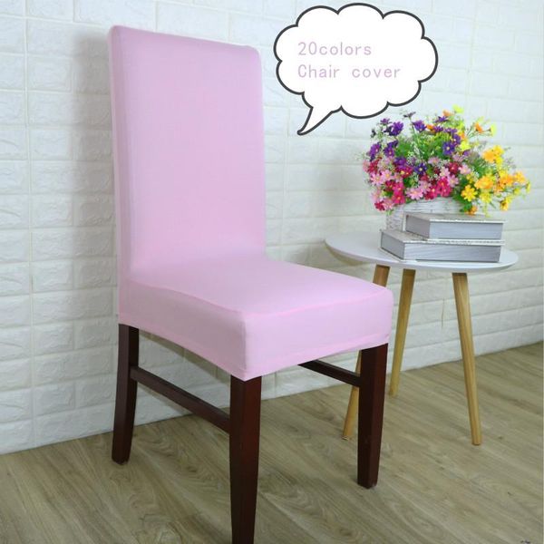 

chair covers 20 colors pure polyester high-quality elastic for weddings els homes banquets