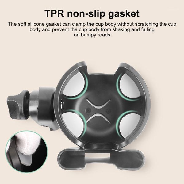 

stroller parts & accessories stable universal abs bottle rack buggy pushchair outdoor practical non slip travel cup holder baby easy install