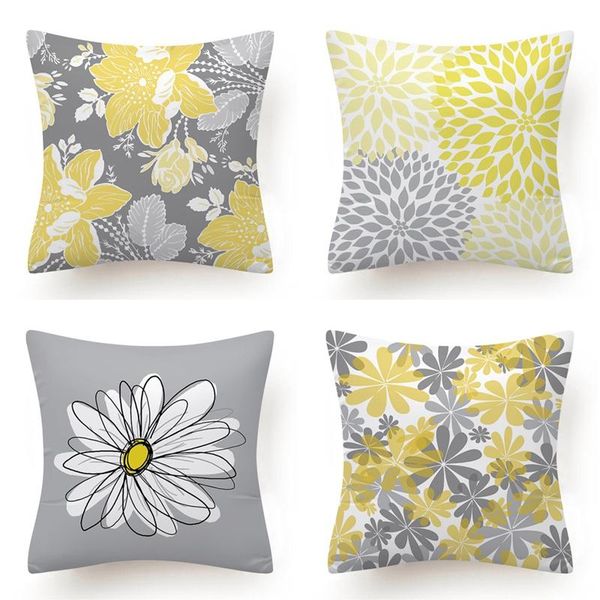

pillow case 4 pcs cushion cover covers 45x45cm decorative cushions sofa linen throw car bed home decor