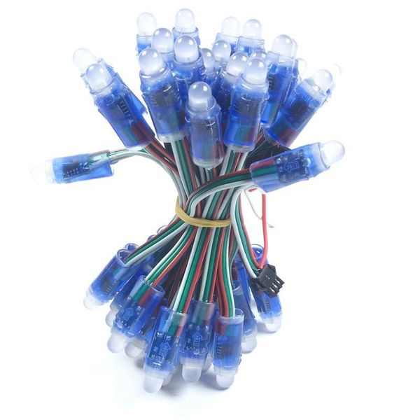 

12mm ws2811 full color rgb led pixel module dc5v ip68 waterproof string point lights for advertisement light modules
