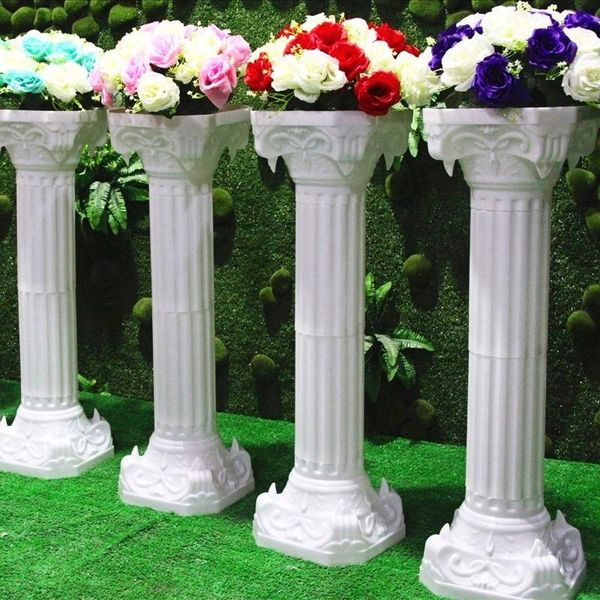 

2pcs/set white roman column grecian pillars cake stand fondant support mold decor wedding decoration baking tools party