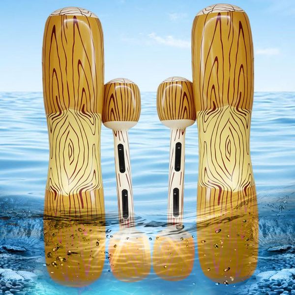 

water children pool gladiator float toy toys swimming kickboard game inflatable raft bumper sports for 4pcs/set party life vest & buoy