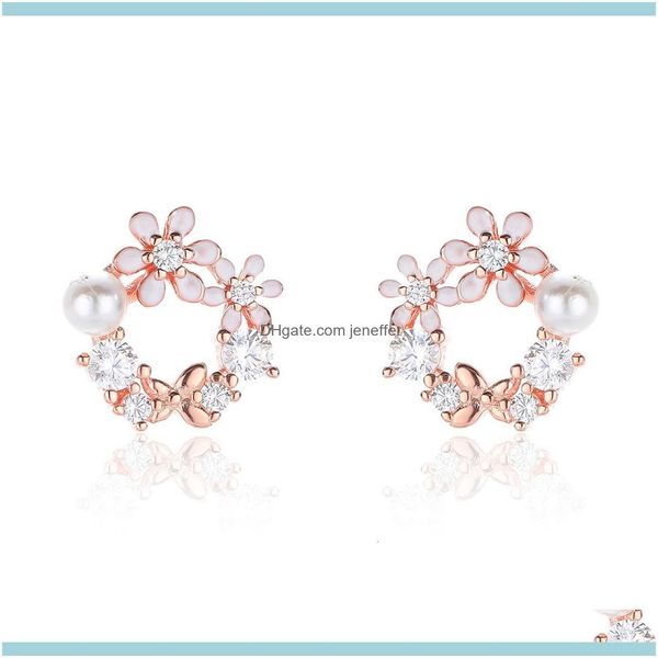 

charm earrings jewelrydaisy, fashion, 925 earrings, tiktok, simple sterling sier flower earringsdot drop delivery 2021 aprxc, Golden