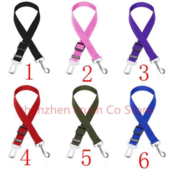 

dog apparel 50pcs adjustable cat pet car safety seat belt collars