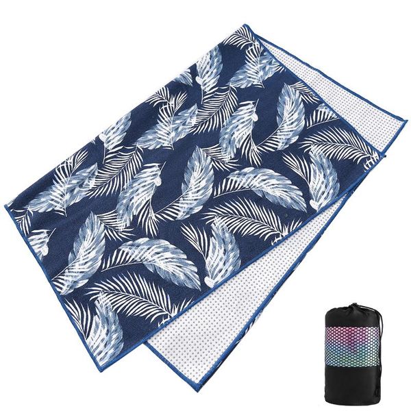 

tie-dye fitness mat towel for indoor sports thickened yoga blanket with anti-slip granules exercise workout pilates blankets