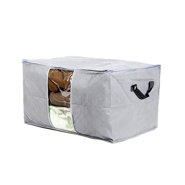 

car organizer portable family space save soft clothes bedding duvet pillow under bed box storage bag sci88