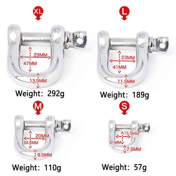 NXY Cockrings BDSM Ritardo Eiaculazione Palla Barella Cazzo maschile Anello del pene Blocco CBT Ciondolo scroto Peso Cintura di castità Dispositivo Giocattoli del sesso per gli uomini 1124