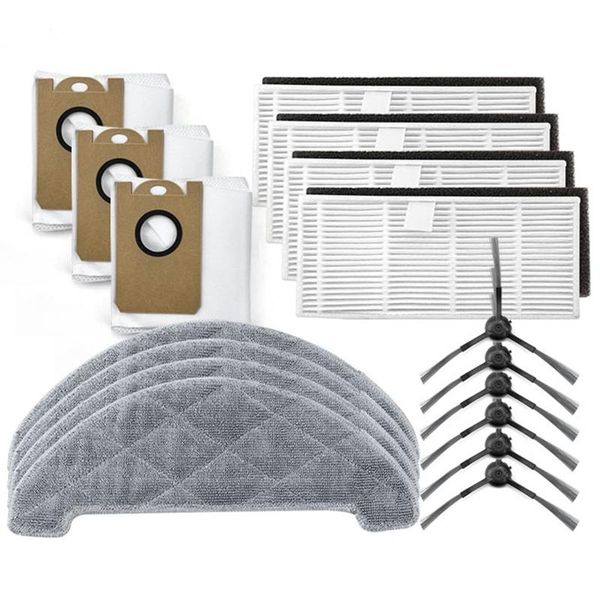 

vacuum cleaners promotionfor proscenic m7 pro max robot cleaner side brush hepa filter mop cloth dust bag replacement accessories