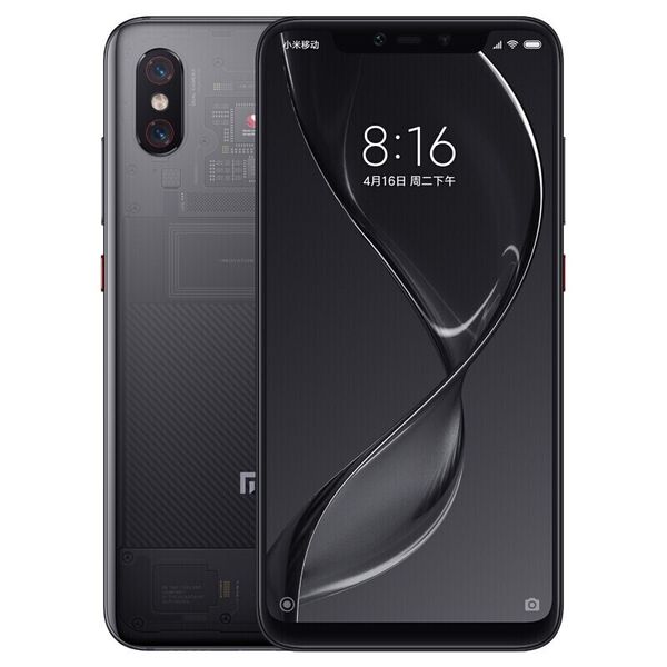 Original Xiaomi Mi 8 Explorer Edition 4G LTE CELL 8 GB RAM 128 GB ROM SNAPDRAGON 845 OCTA CORE 20MP AI NFC Android 6.21 