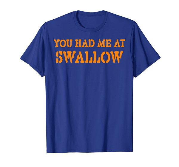 

you had me at swallow t-shirt, White;black