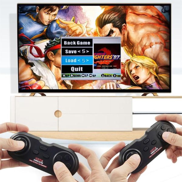 

portable game players hdv100 built-in 2000 16bit video console mini retro wireless remote controller