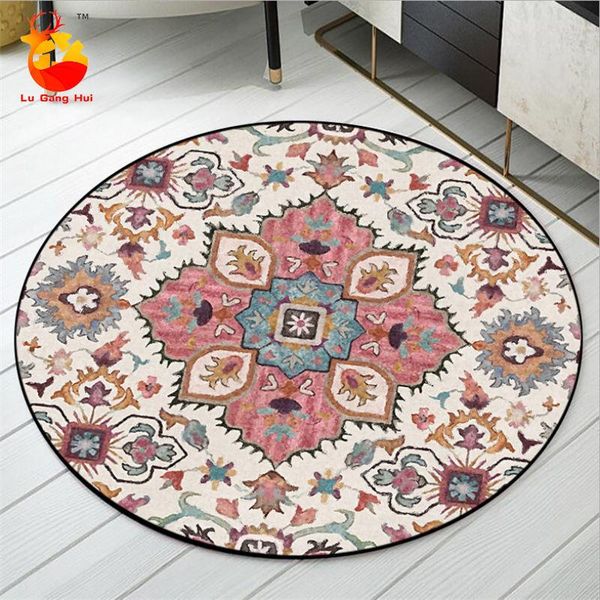 

carpets ethnic style flower pattern round carpet rugs for children rooms living room rug large area