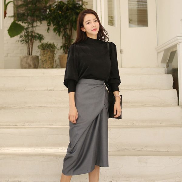 

comfy arrival lady 2 female set-ups released top black assimal skirt elegant temperamental beautiful sets