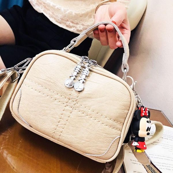 

evening bags fashion women's bag split leather handle handbag tote shoulder crossbody sac a main wide strap bolsos