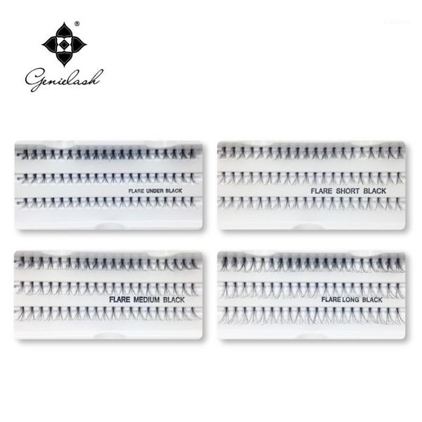 

trays all length available individual false eyelashes 10 hairs in one flare 5p lashes medium size1