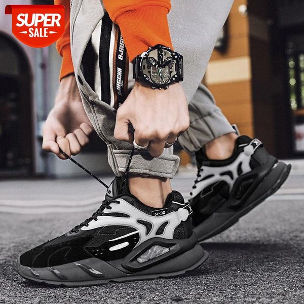 

spring popcorn men's shoes trend ins old korean trendy sports men #eh8g